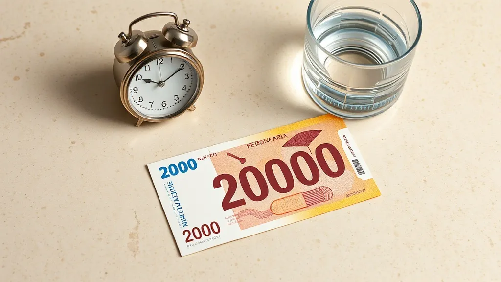 A minimalist still life of a Hungarian 20000 forint banknote
